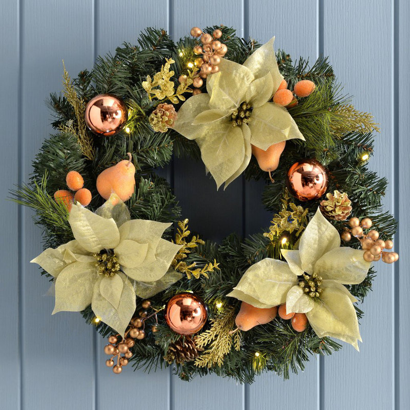 Lighted 60 cm Wreath