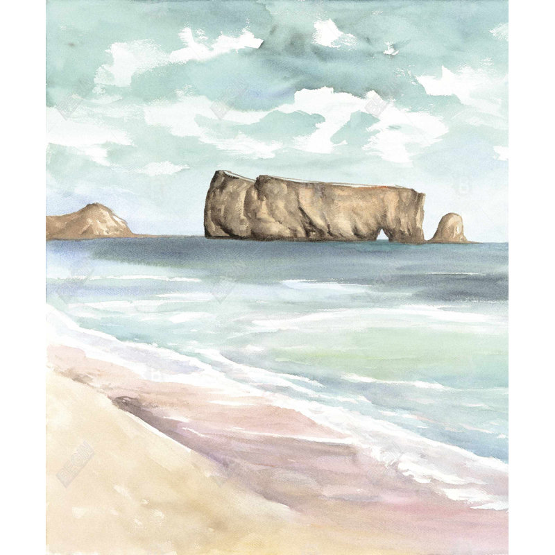 Rocher Percé - Décorations sur toile encadrées, paysages marins