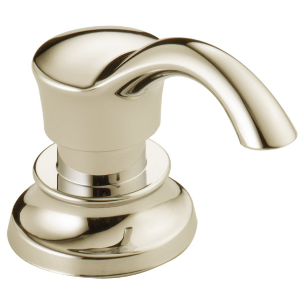 Cassidy Soap Dispenser, Polished Nickel