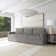 Flex Square Arm Modular Sofa with Reversible Cushions