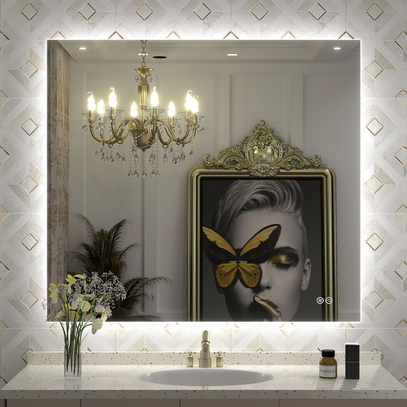 Miroir de salle de bain , 40 po x 36 po