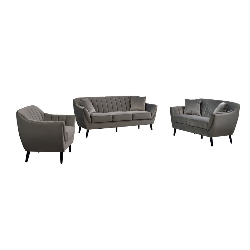 Chaise, velours bleu marine, 100 % polyester gris