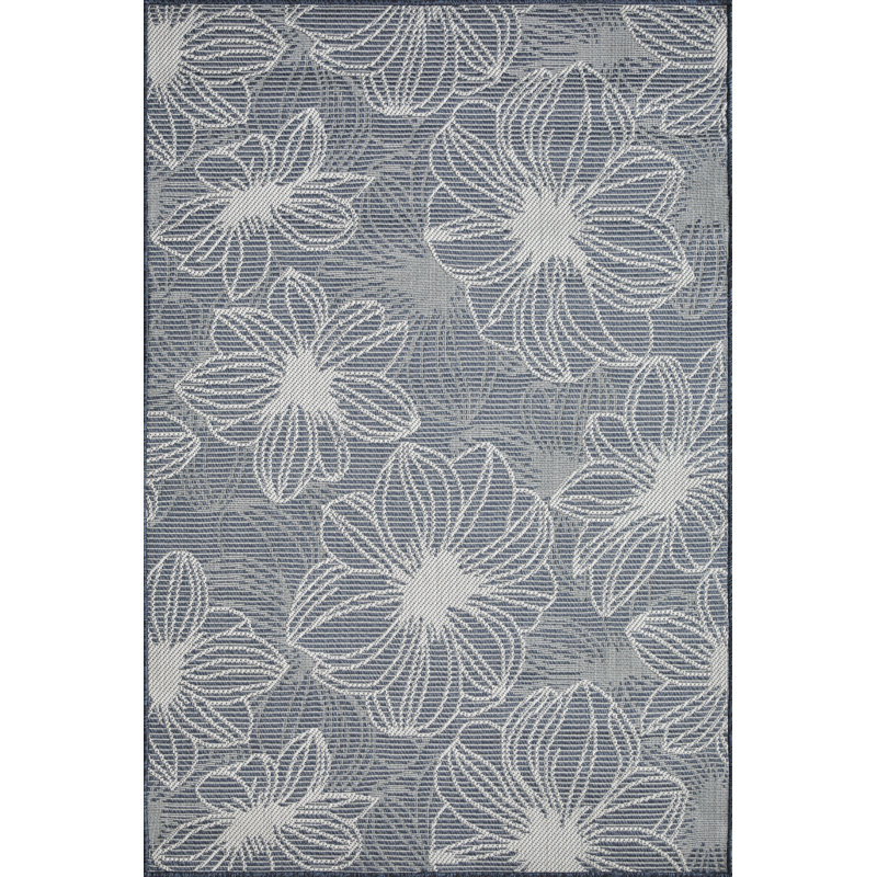 Tapis bleu Rosmunda Cerimia, Rectangle 4 pi x 6 pi