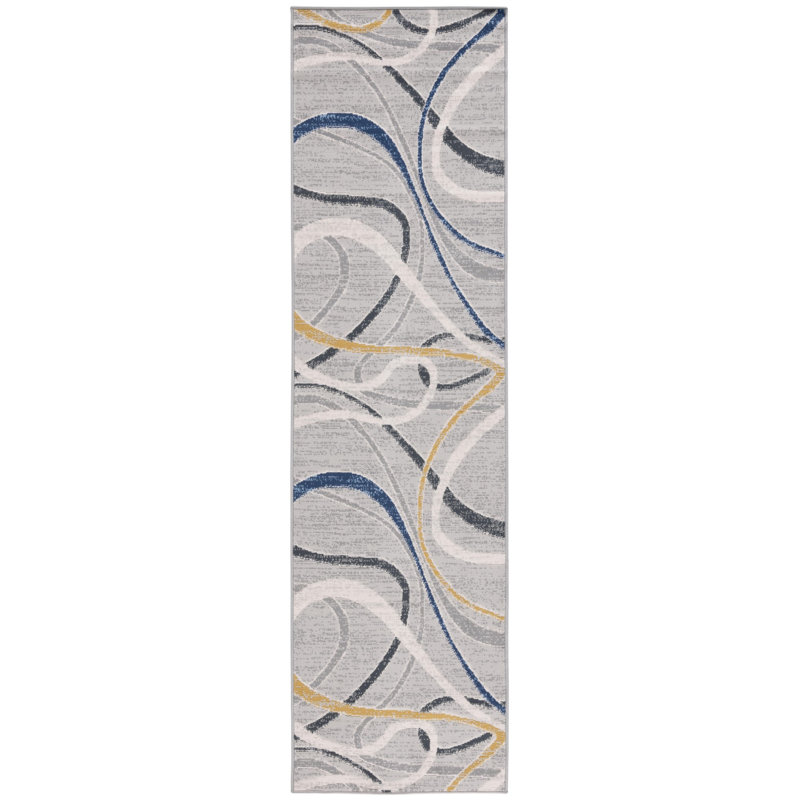 Hanen Performance Abstract Rug, Runner 2'2" x 8'