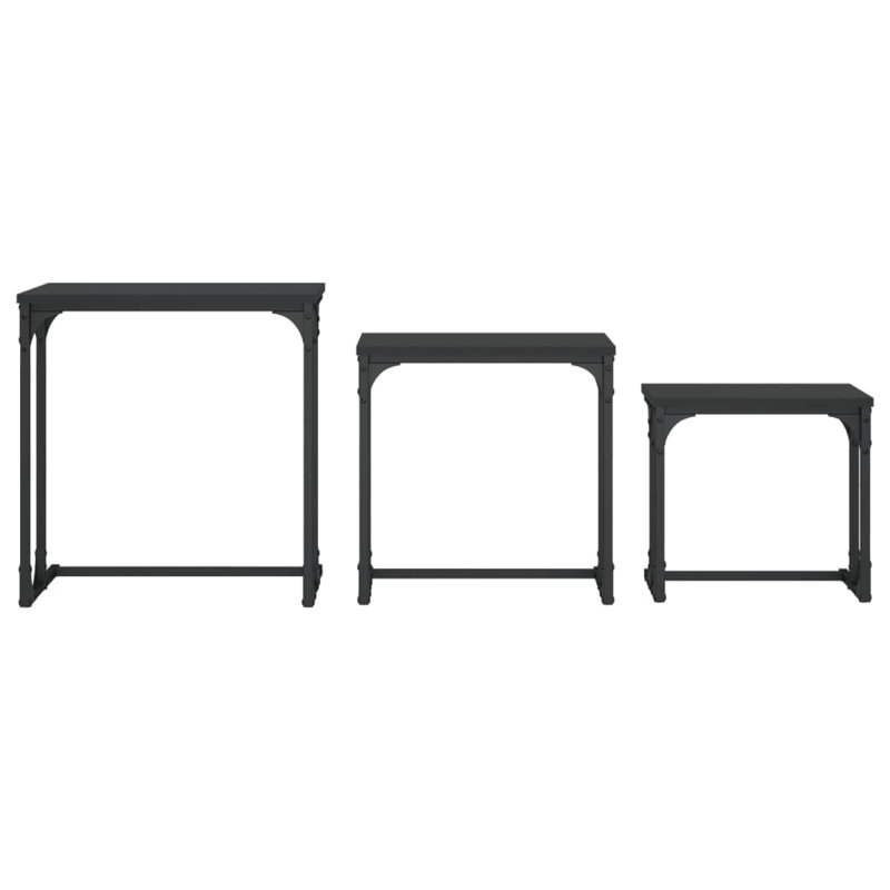 Nursal Frame Coffee Table, Black