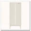 Armoire de rangement pour garde-manger de 53,5 po de hauteur, buffet moderne Mid-Century, armoire de rangement rétro avec portes et tiroirs pour le hall d'entrée, le salon, la cuisine et le garage-121083054