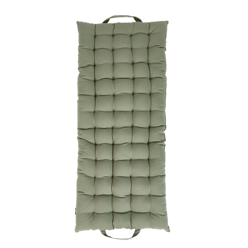 Outdoor Outdoor Garnde Bench Seat Pad Mattress, Green