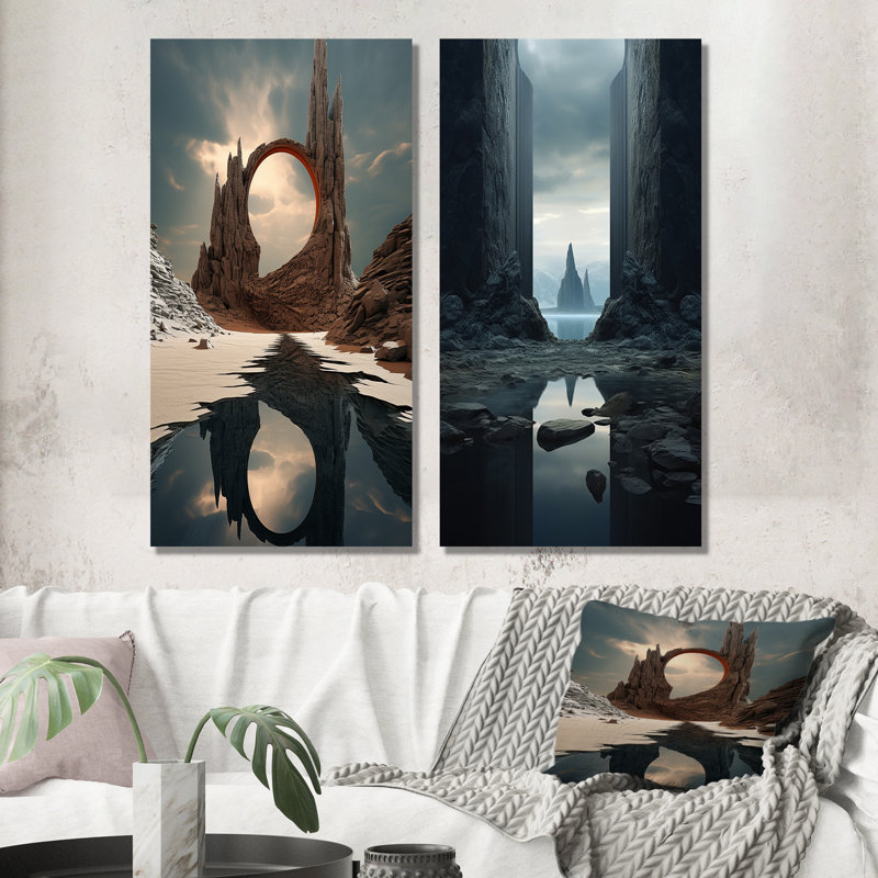 «Mind Blowing», ensemble de salon Wall Art, H 28 po x l 25 po, Toile tendue