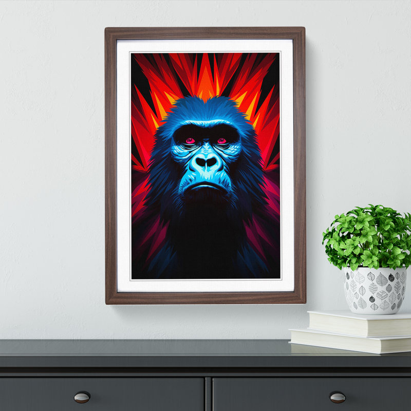 Gorilla Op - Framed Print