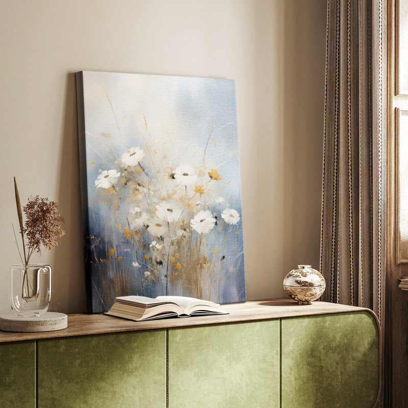 FLORAL Series CCCXXXIII -Custom Wrapped Gallery Cavas, 60" H x 40" W