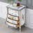 Modern Hand-Painted Five-Drawer Accent Chest