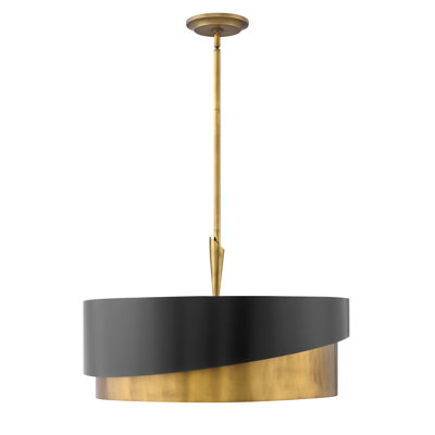 Gigi Five-Light Convertible Drum Chandelier