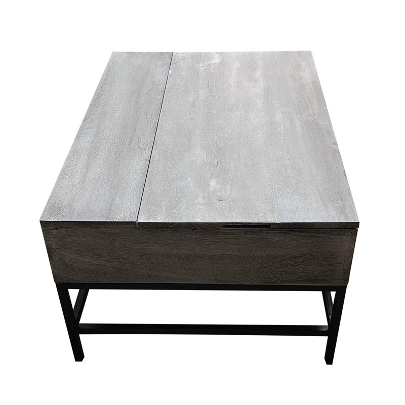 Table basse à plateau relevable, Gris