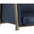 Brookdene Faux Leather Armchair - Blue-138958199