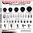 Phenolic Wheel Swivel Bolt Hole Caster Set with 2 Total Lock Brake