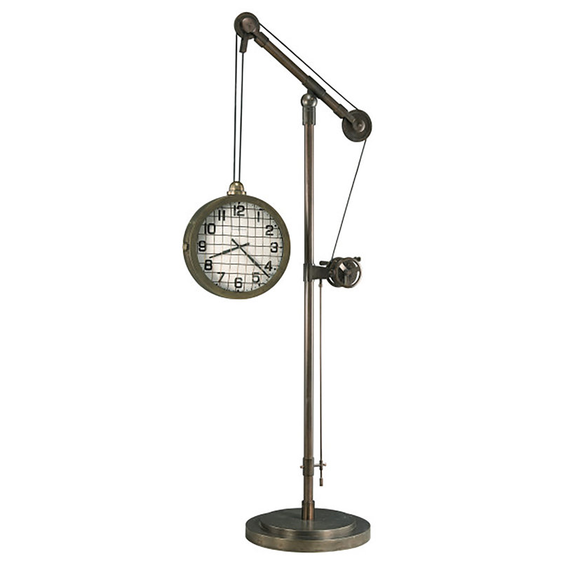 Pulley Time Floor Clock