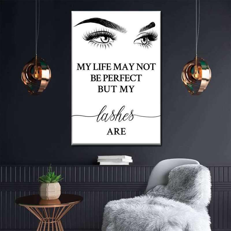 Impression sur toile de Perfect Lash, H 48 po x l 32 po x P 1,25 po