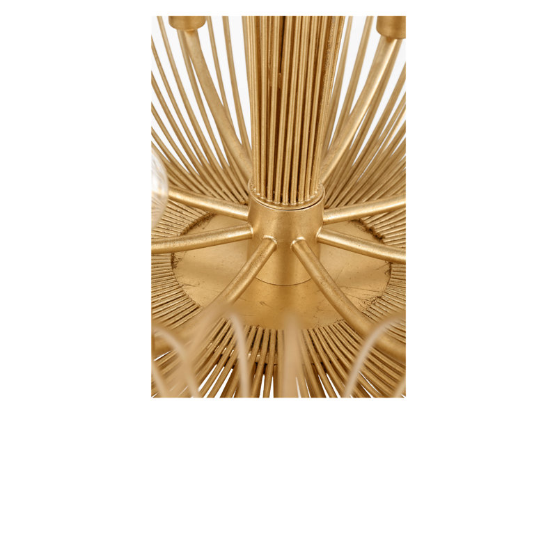Dorelle Chandelier, 27.63" H x 42" W x 42" D