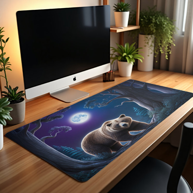 Polyester Desk Pad, 14.4x12.1