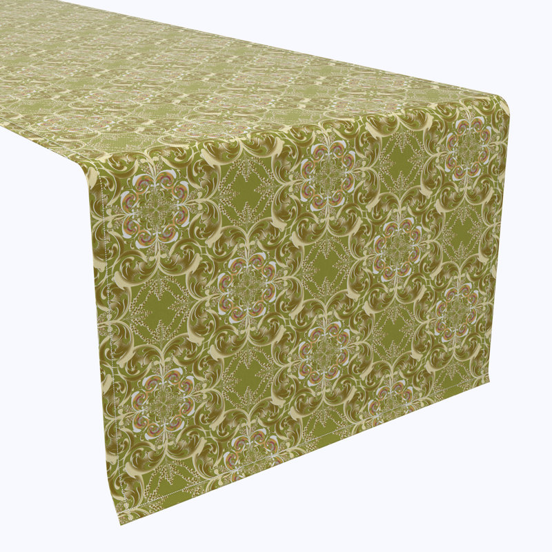 Fabric Textile Products, Inc. Table Runner, 100% Cotton, Floral 149, 16" x 108"