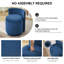 Fauteuil demi-tonneau pivotant rembourré avec rangement-1510171286-1536332280
