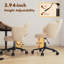 Chaise de bureau à dossier réglable avec hauteur et pivotant Lovely Petal-129051418