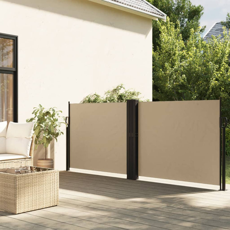 Auvent latéral rétractable Vidaxl anthracite, H 55,1 po x l 236,2 po, Anthracite