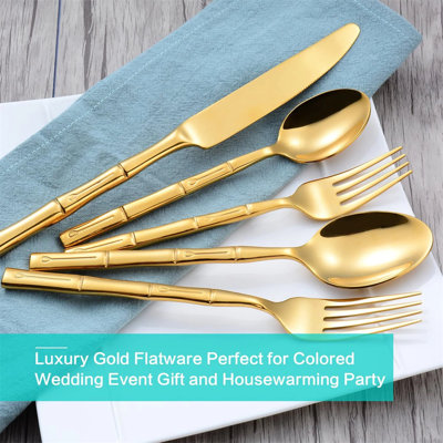 Everly Quinn Kwapich Stainless Steel Flatware Set - Service for 4