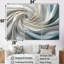 Montvale - Ensemble de décorations murales spirales abstraites-107738524-107738526
