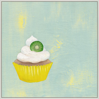 Kiwi Cupcake Print by Katy Montica