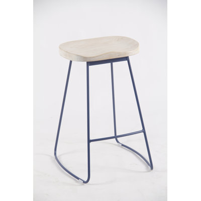 Dodger Solid Wood Stool by Birch Lane