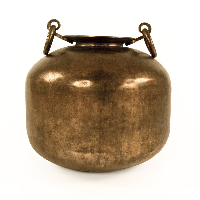 Metal Decorative Bowl, 23" H x 22.5" W x 22.5" D