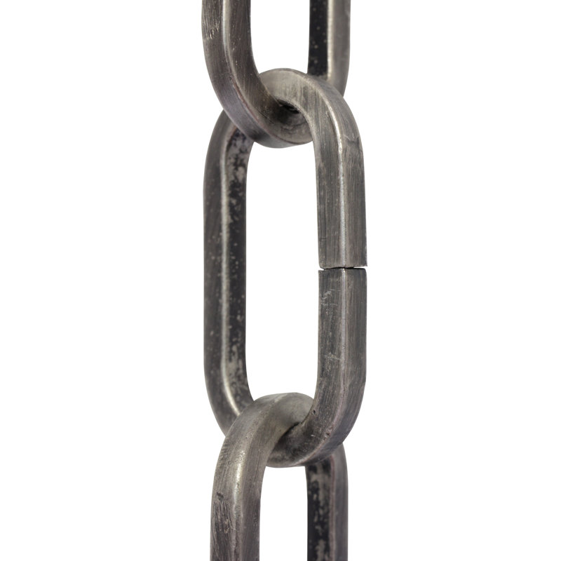 Plat ou chaîne à plat, Nickel antique