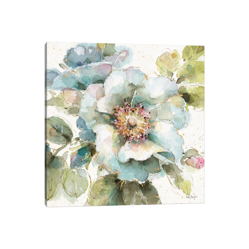 Country Bloom VII by Lisa Audit - Wrapped Canvas Gallery-Wrapped Canvas Giclée, 30.48 cm H x 30.48 cm W, Wrapped Canvas