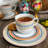 Porcelain Teacup and Saucer