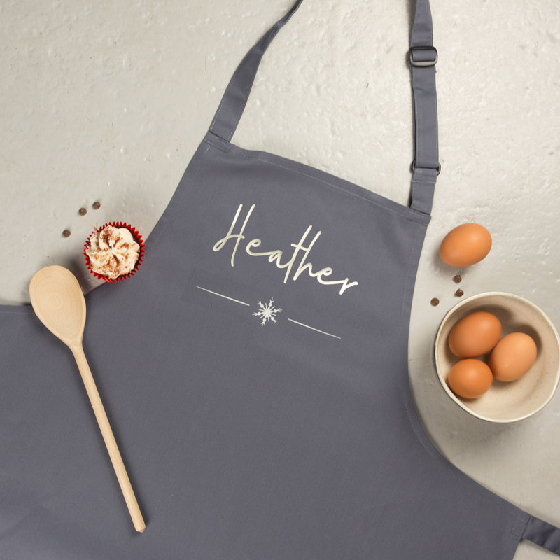 Christmas No Pattern Bib Apron, Yes