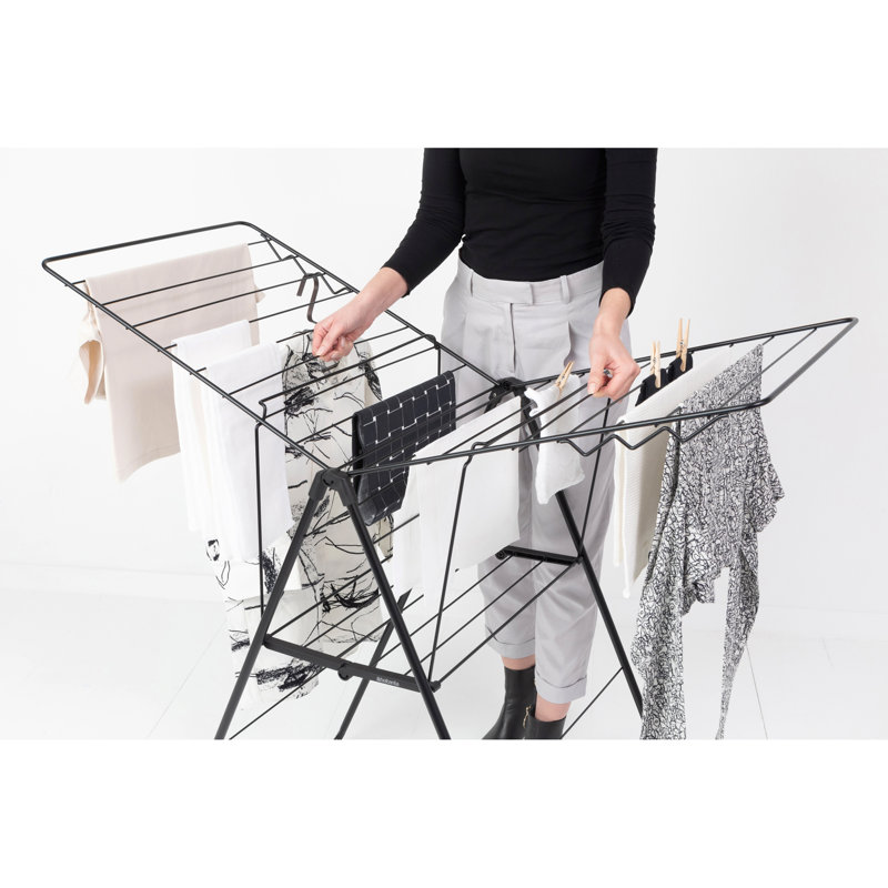Brabantia Hangon 20 m Folding Drying Rack, Grey