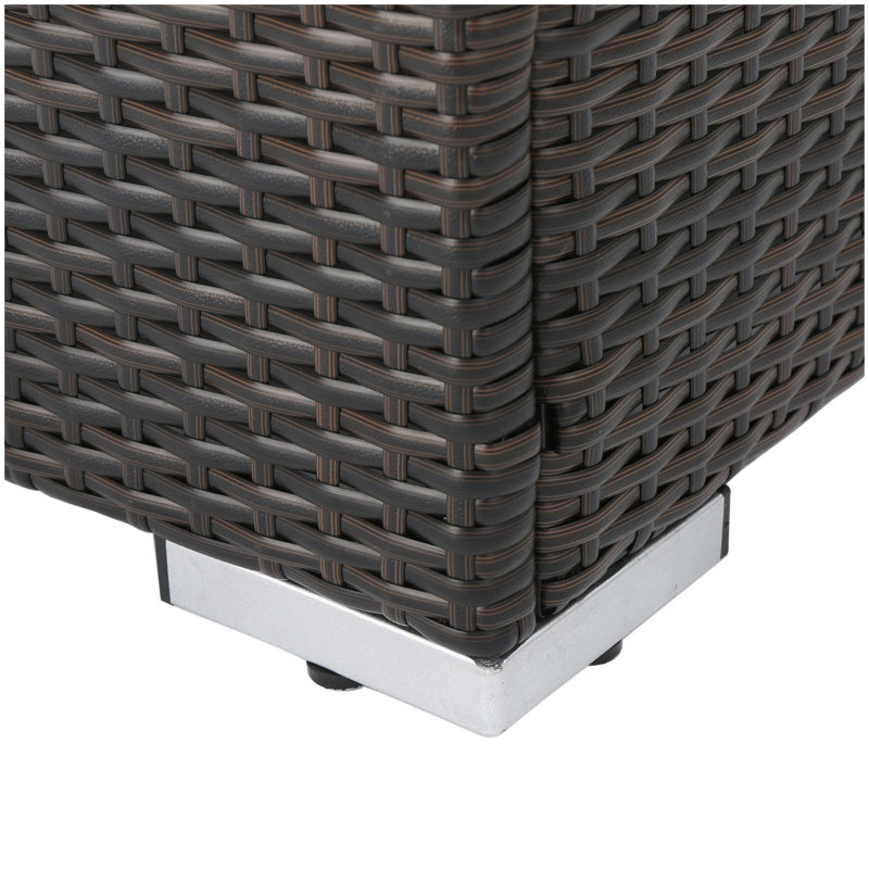 SANTA ROSA OTTOMAN KD (MBRN +ALU), Beige