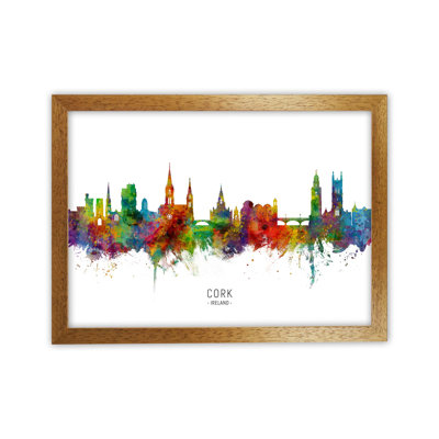Cork Ireland Skyline by Michael Tompsett - Print