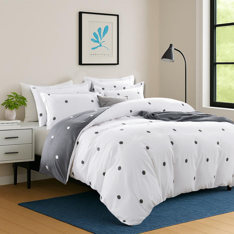 Imperial Homeware London Microfiber Duvet Cover Set with Pillowcases Included, Single Duvet Cover + 1 Standard Pillowcase