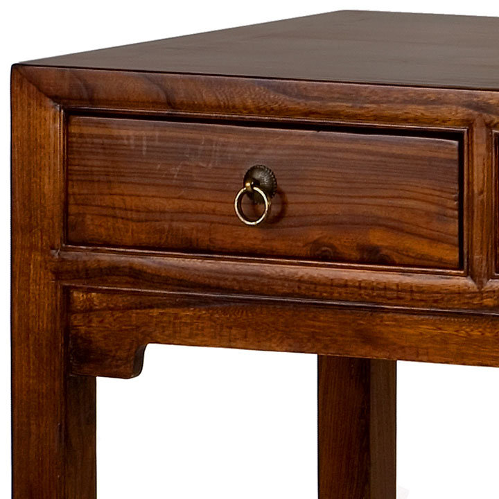Chinese Classical Desk, Warm Elm