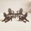 POLYWOOD® Classic Adirondack 4-Person Patio Seating Group