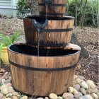 Millwood Pines Wood Weather Resistant Floor Fountain & Reviews | Wayfair