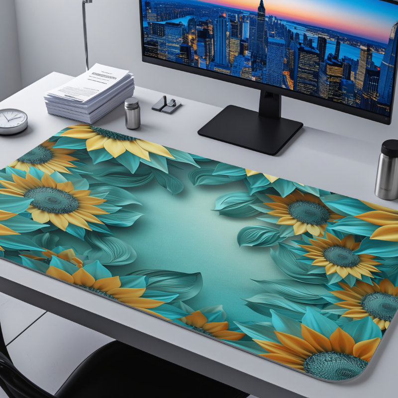 Polyester Desk Pad, 23.6x13.8