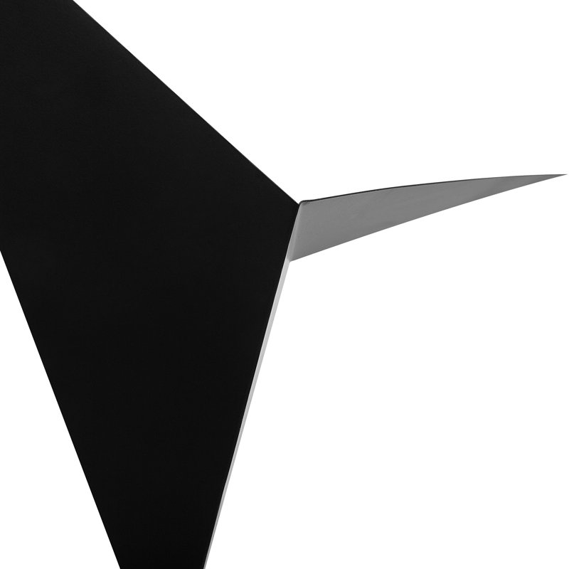 Abagail Iron Flush Mounted Sconce, Black