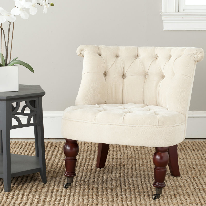 Fauteuil de chambre Aryahna, Crème naturelle
