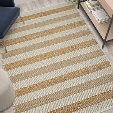 Natural Perfect Handwoven Jute-Blend Area Rug