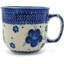 Bleu-belle Fleur Handmade Stoneware Coffee Mug