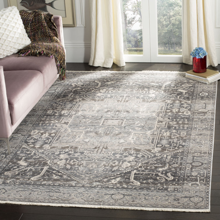 Gloversville Oriental Gray/Charcoal Area Rug