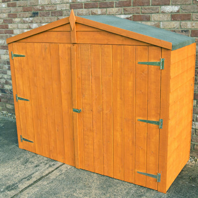 Bike Store 7 Ft. W x 3 Ft. D Overlap Bike Shed